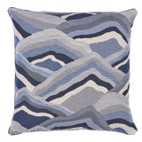 Schumacher Ocean 22" x 22" Avala Hills Pillow