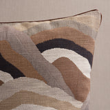 Schumacher Camel 22" x 22" Avala Hills Pillow
