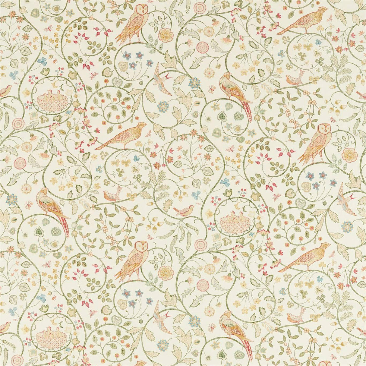 Morris & Co Newill Chintz Fabric