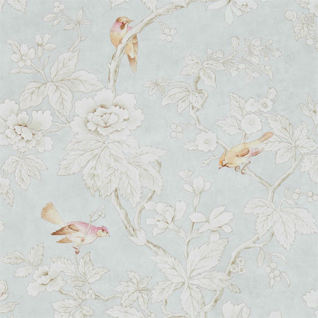 Sanderson Chiswick Grove Silver Wallpaper