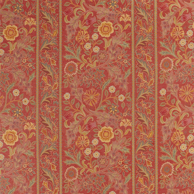 Morris & Co Wilhelmina Weave Rust Fabric