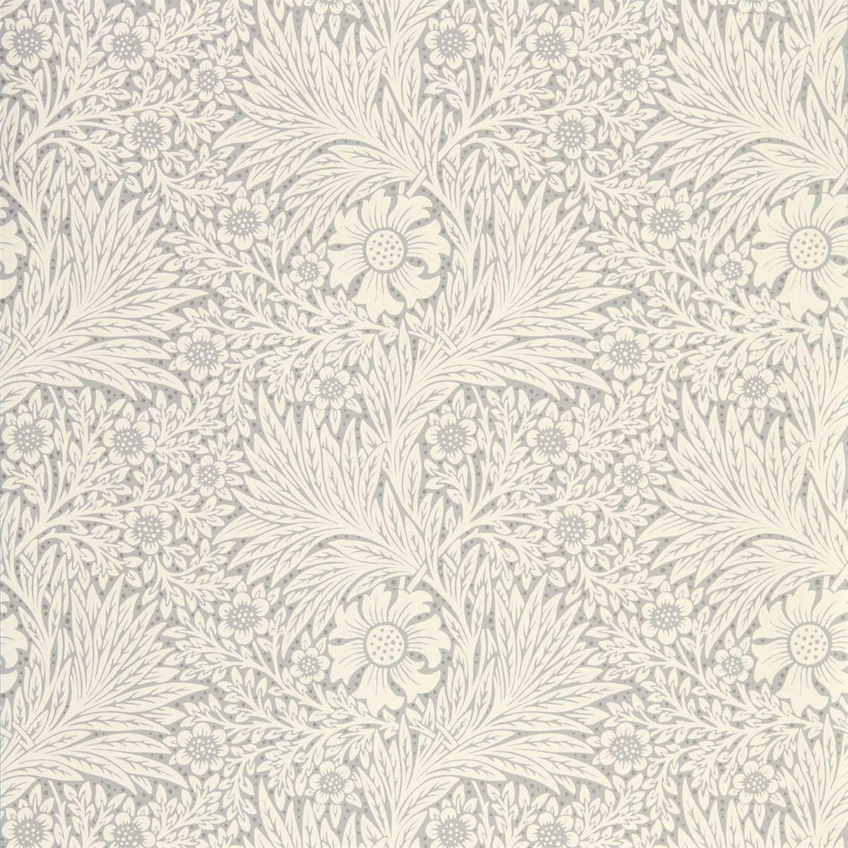 Morris & Co Pure Marigold Cloud Grey Wallpaper
