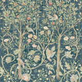 Morris & Co Melsetter Indigo Rose Wallpaper