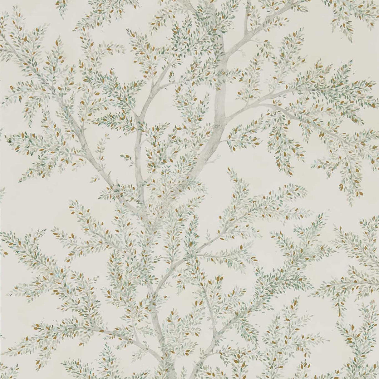 Sanderson Farthing Wood Sage Grey Wallpaper