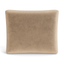 Ann Gish Taupe 30x25x2.5 Modern Velvet Box Pillow