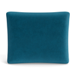 Ann Gish Azure 30x25x2.5 Modern Velvet Box Pillow