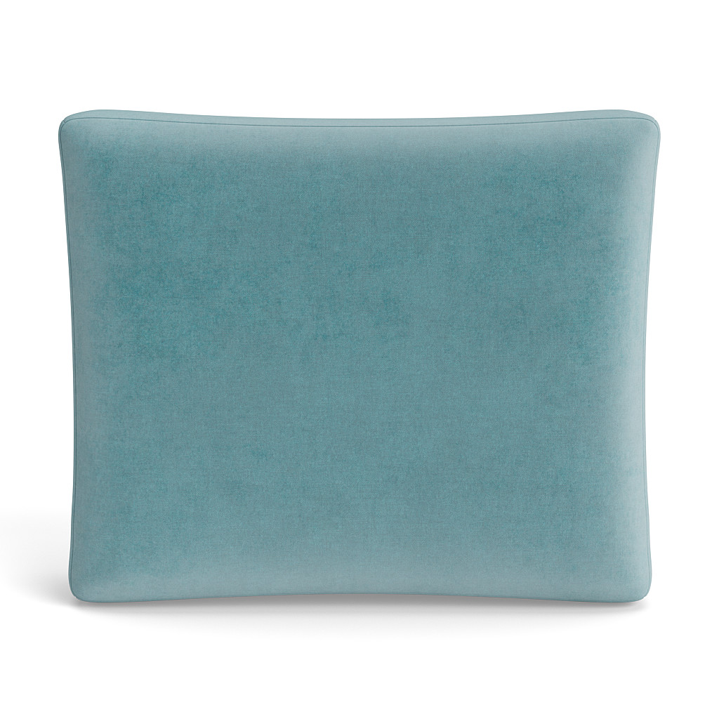 Ann Gish Amalfi Blue 30x25x2.5 Modern Velvet Box Pillow