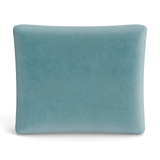 Ann Gish Amalfi Blue 30x25x2.5 Modern Velvet Box Pillow