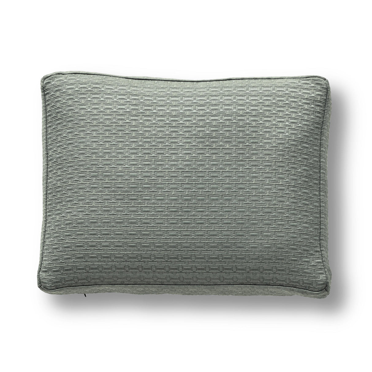 Ann Gish Silver 30x25x2.5 Pavilion Box Pillow