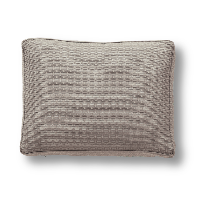 Ann Gish Silver 36x25x2.5 Pavilion Box Pillow