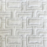 Ann Gish White 36x25x2.5 Pavilion Box Pillow