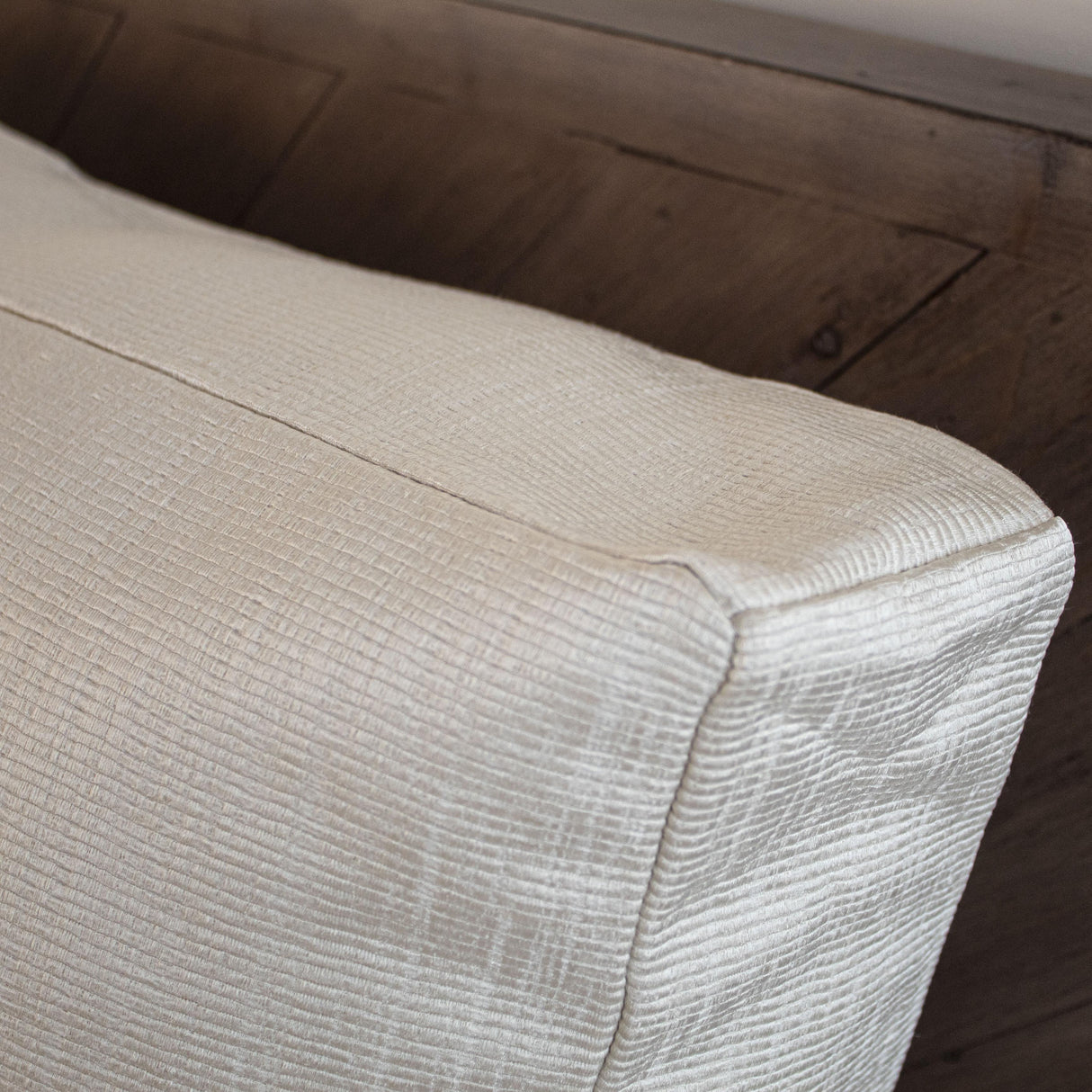 Ann Gish Cream 30x25x2.5 Strata Box Pillow
