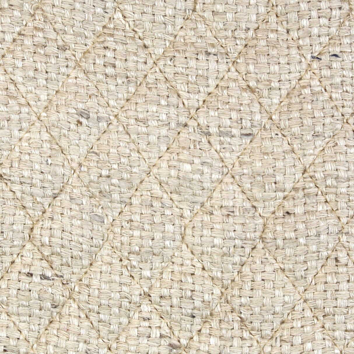 Ann Gish Natural King Basketweave Quilted Box Spring Cover