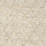 Ann Gish Natural King Basketweave Quilted Box Spring Cover