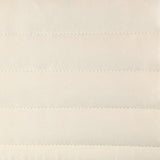 Ann Gish Ivory King Charmeuse Channel Quilt Box Spring Cover