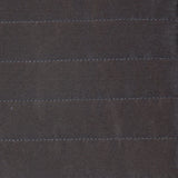 Ann Gish Charcoal Queen Charmeuse Channel Quilt Box Spring Cover
