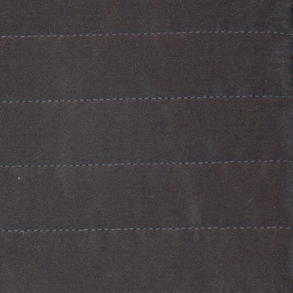 Ann Gish Charcoal Queen Charmeuse Channel Quilt Box Spring Cover