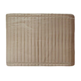 Ann Gish Sand Queen Charmeuse Channel Quilt Box Spring Cover