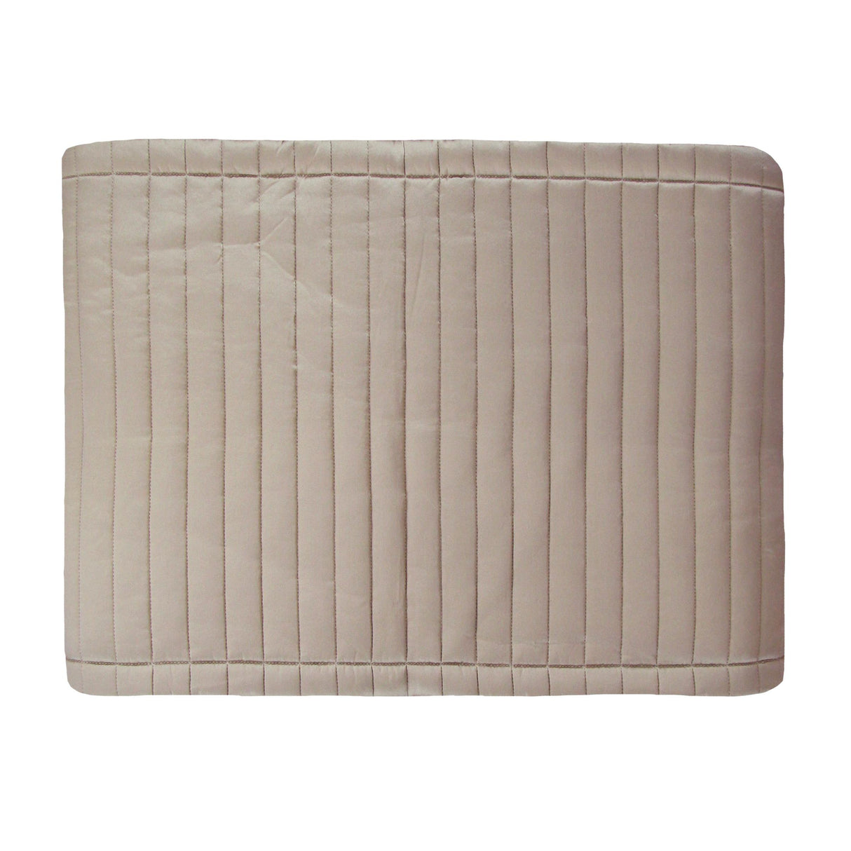 Ann Gish Pumice Queen Charmeuse Channel Quilt Box Spring Cover