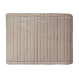 Ann Gish Pumice Queen Charmeuse Channel Quilt Box Spring Cover