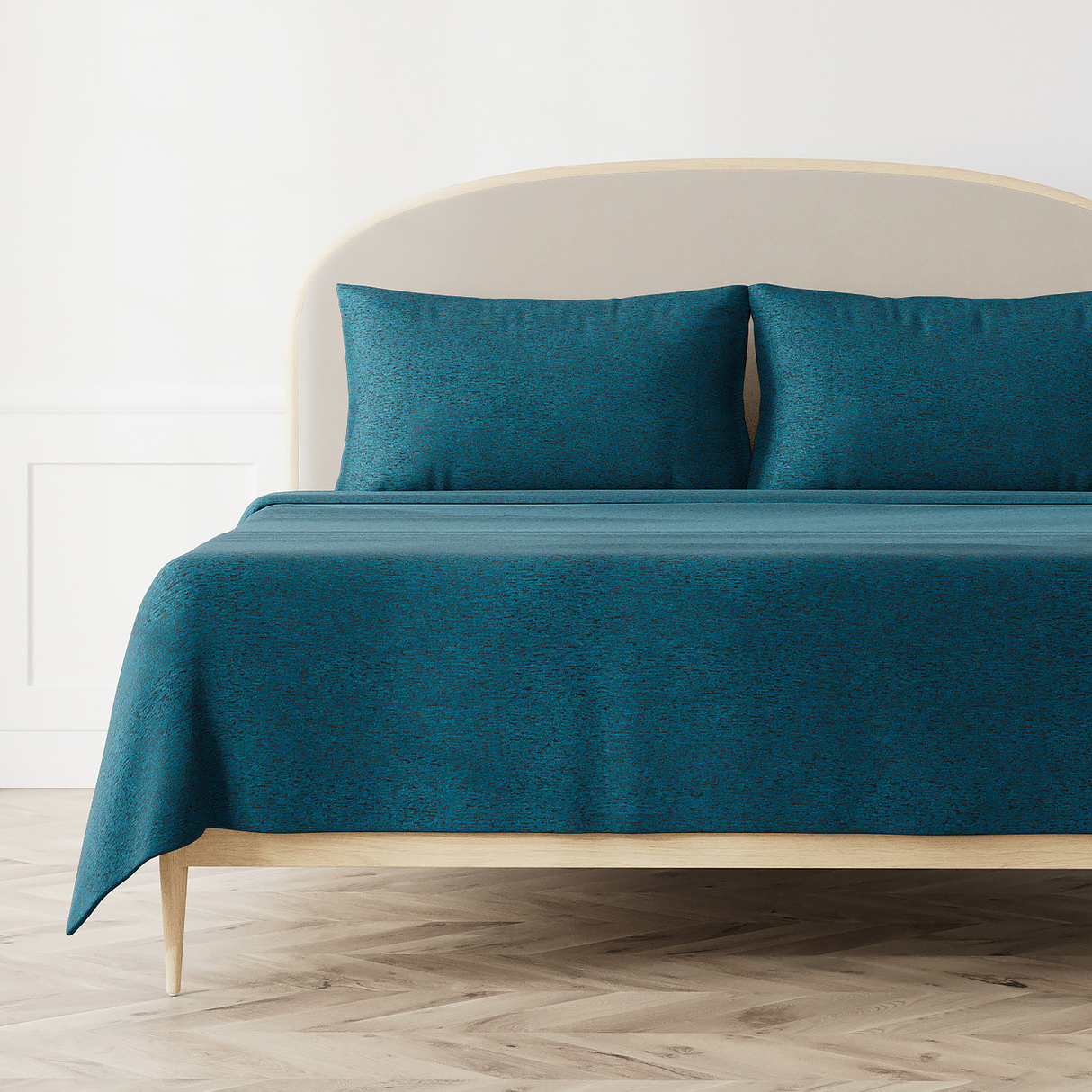 Ann Gish Azure King Asperitas Coverlet