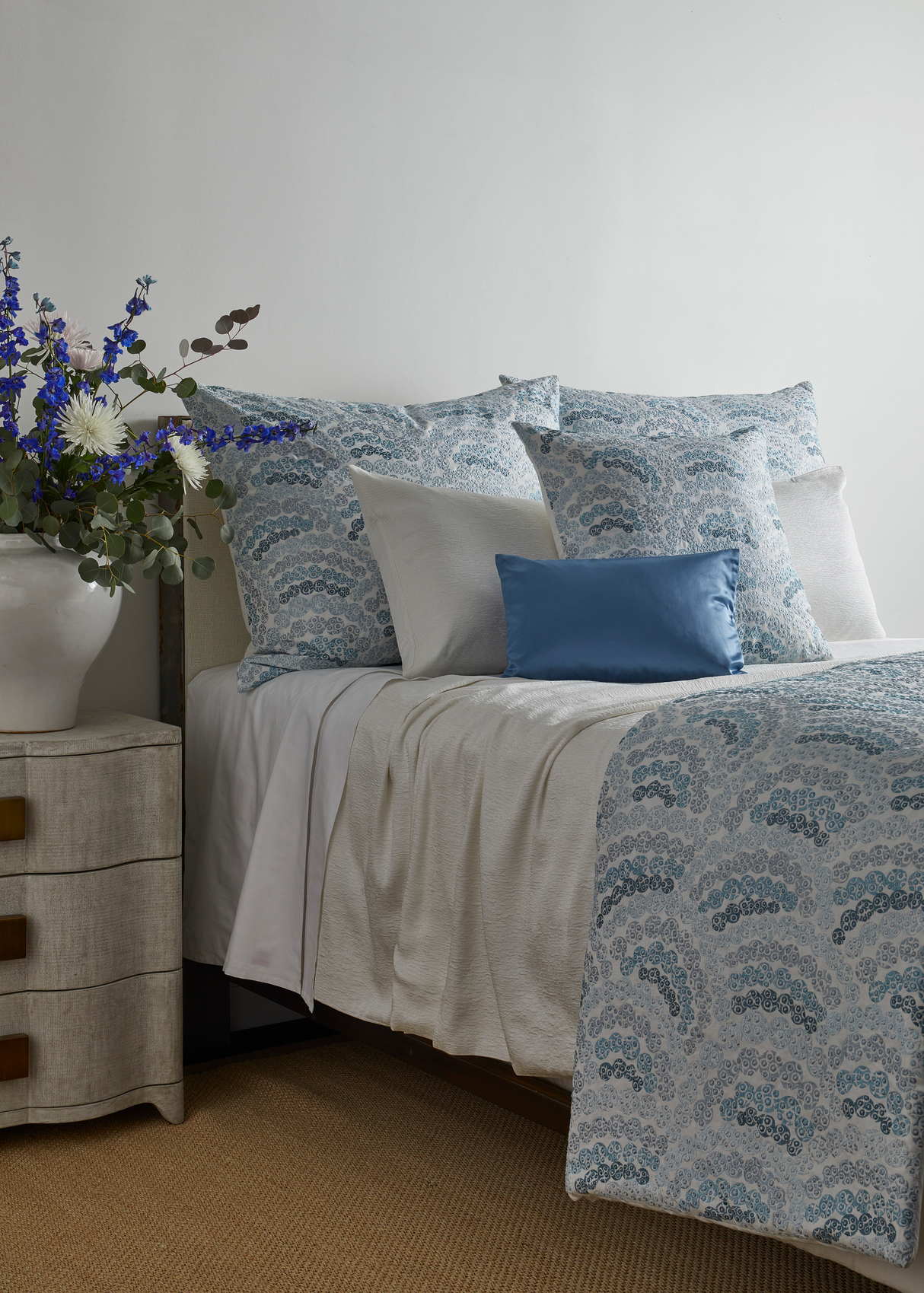 Ann Gish Pearl King Asperitas Coverlet