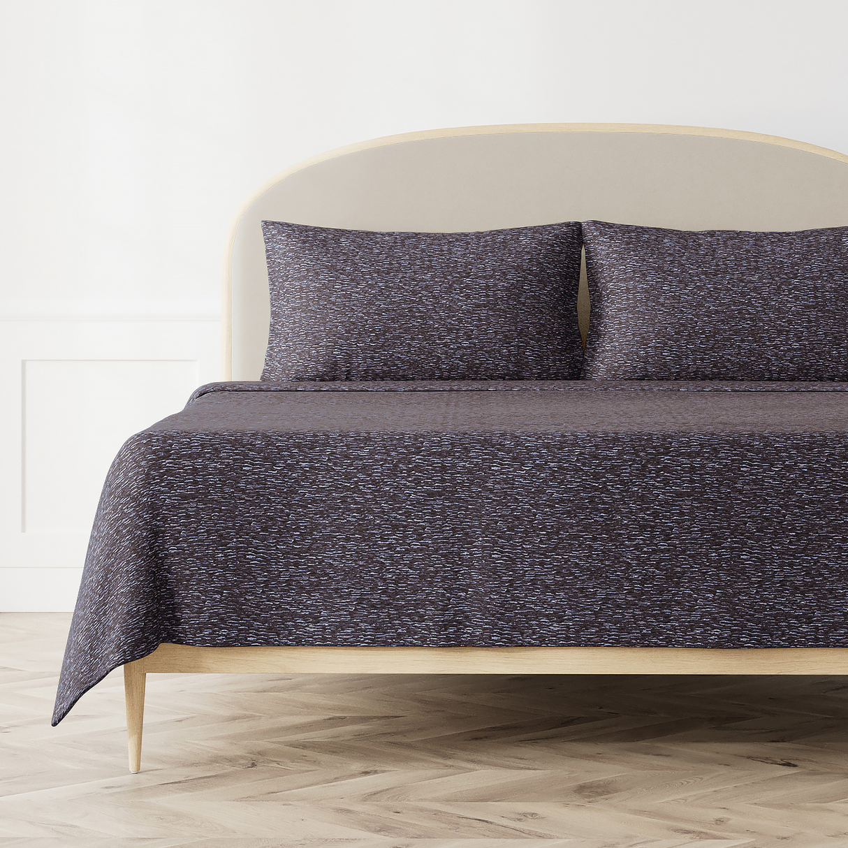 Ann Gish Grey King Asperitas Coverlet