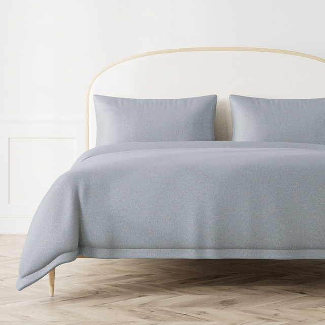 Ann Gish Slate Queen Chino Coverlet