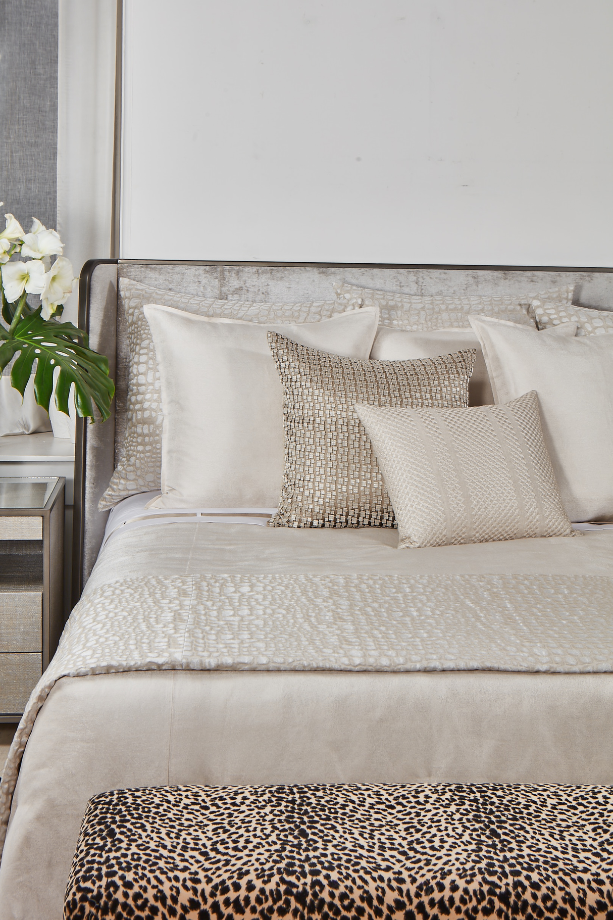 Ann Gish Quartz King Croc Coverlet