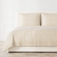 Ann Gish Ecru King Glacier Coverlet