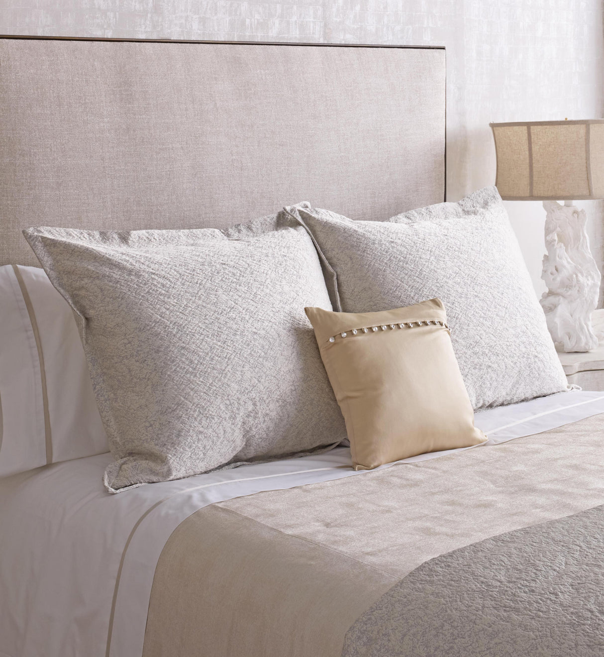 Ann Gish Silver Queen Glacier Coverlet