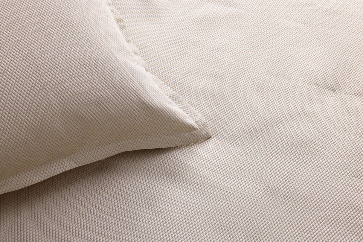 Ann Gish Ecru King Hollywood Coverlet