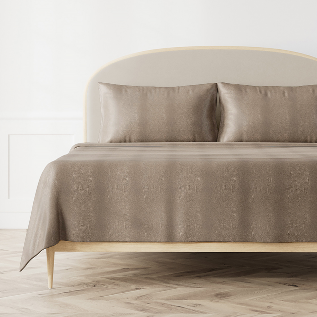 Ann Gish Gunmetal Queen Komodo Coverlet