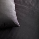 Ann Gish Charcoal King Modern Velvet Coverlet