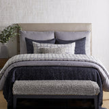 Ann Gish Silver King Modern Velvet Coverlet