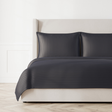Ann Gish Charcoal Queen Charmeuse Channel Quilt Coverlet