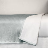 Ann Gish Frost Queen Charmeuse Channel Quilt Coverlet