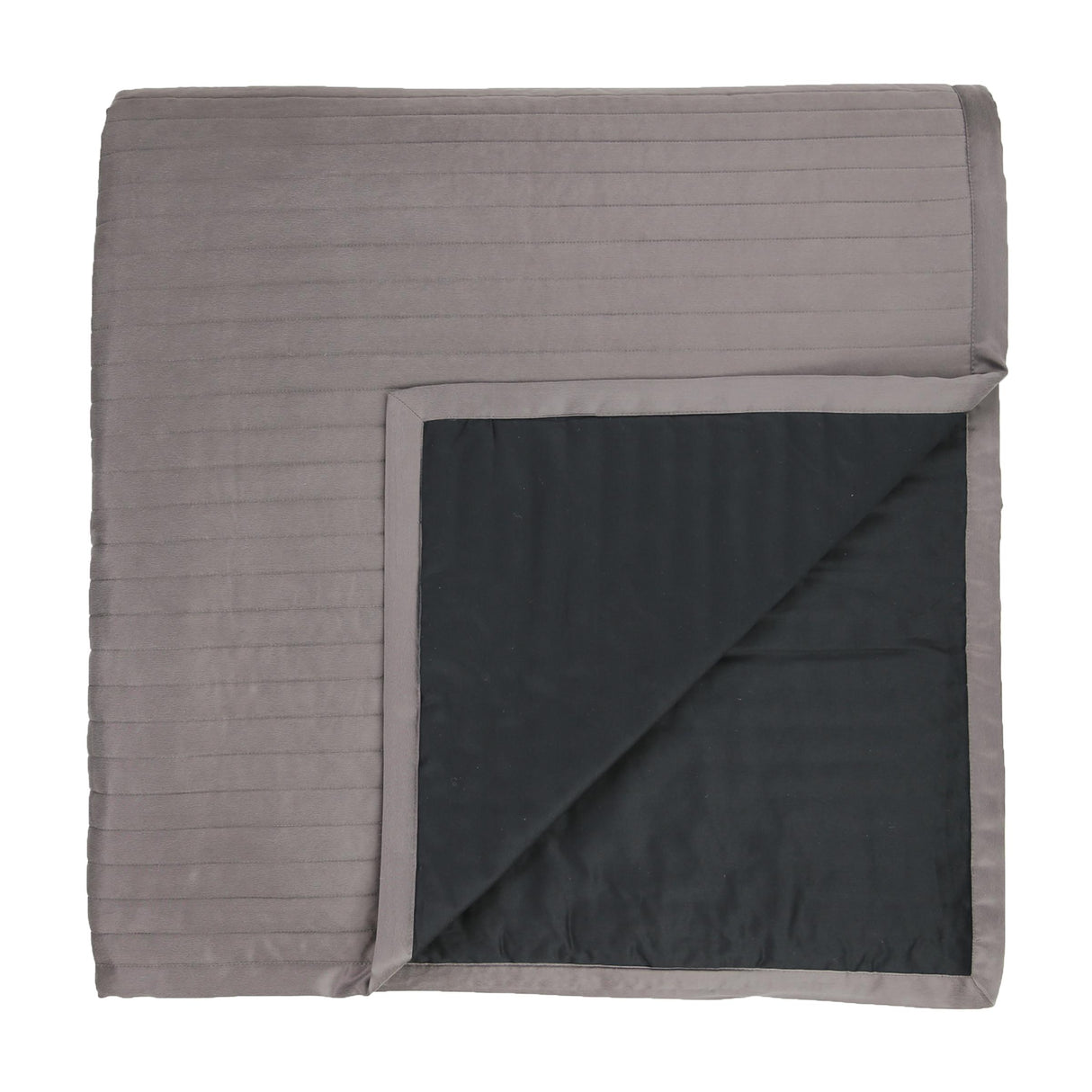 Ann Gish Metal Queen Charmeuse Channel Quilt Coverlet