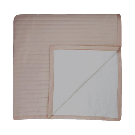 Ann Gish Pumice Queen Charmeuse Channel Quilt Coverlet