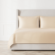 Ann Gish Sand Queen Charmeuse Channel Quilt Coverlet