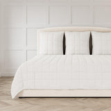 Ann Gish White King Panama Coverlet