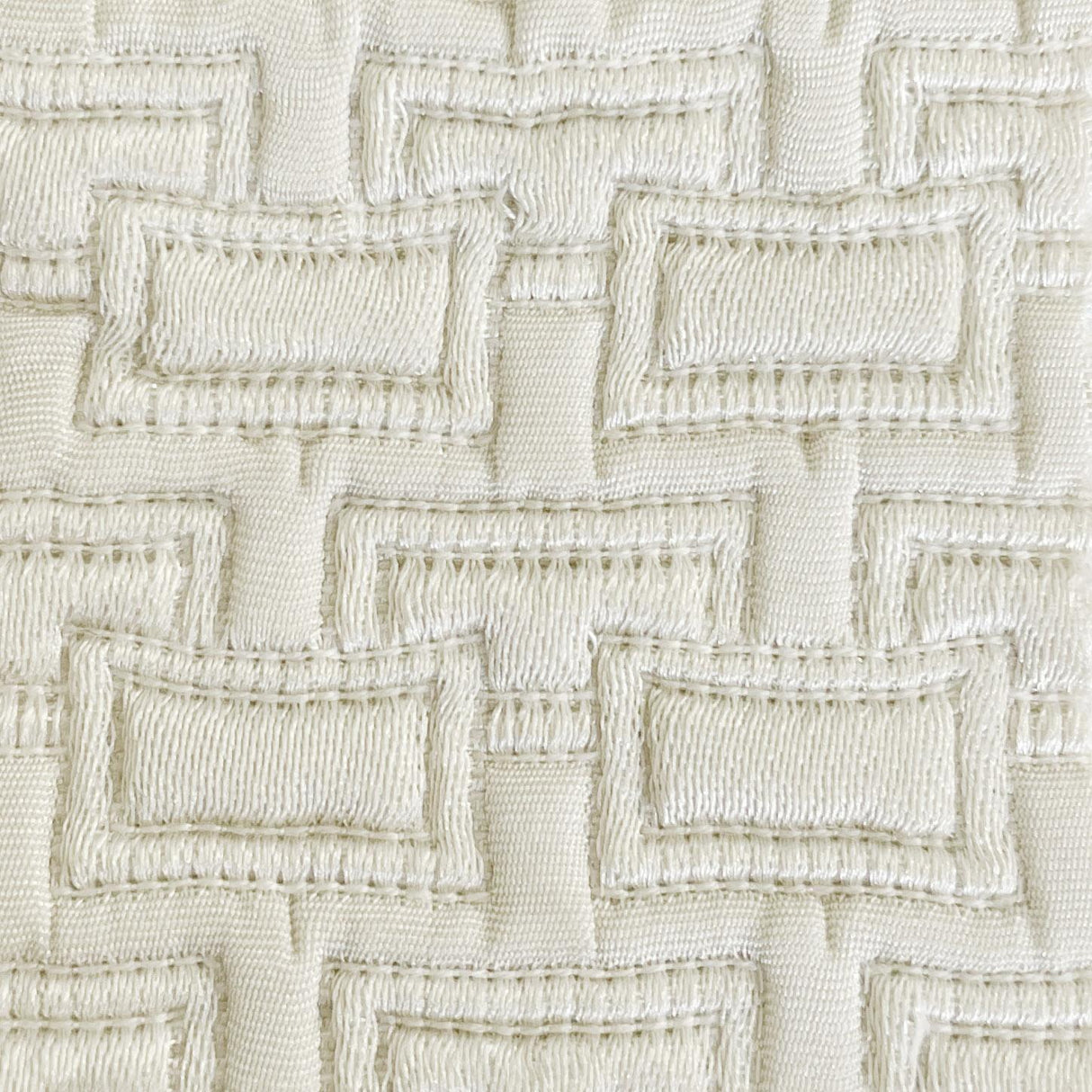 Ann Gish Bone Queen Pavilion Coverlet
