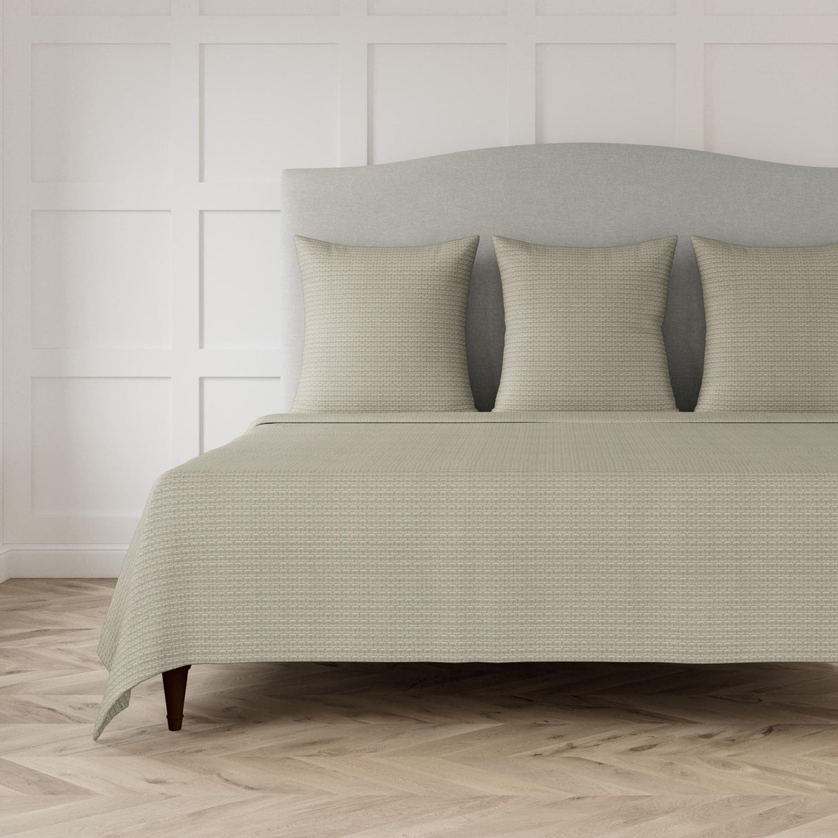 Ann Gish Silver Queen Pavilion Coverlet