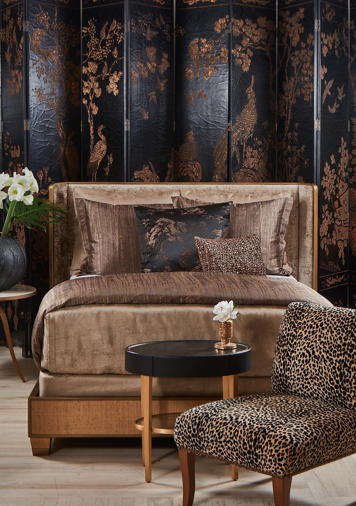 Ann Gish Golden King Stardust Coverlet