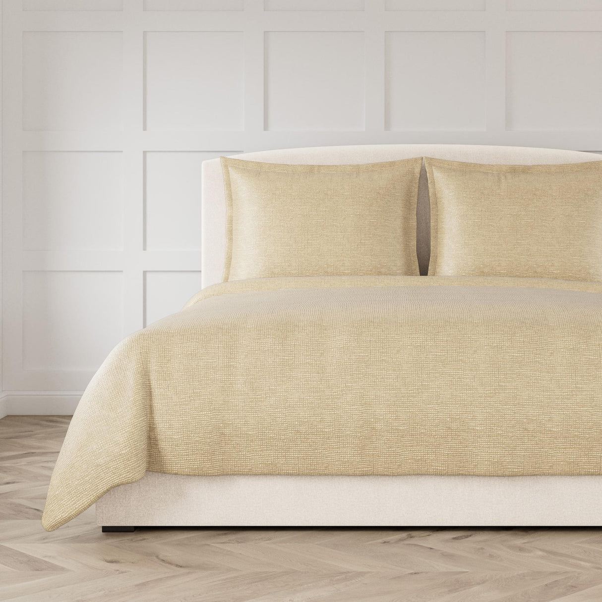 Ann Gish Gold King Screen Coverlet