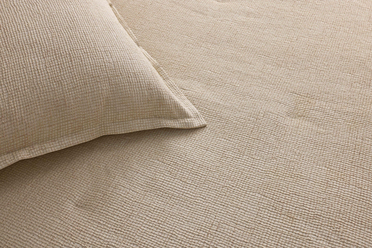 Ann Gish Gold King Screen Coverlet