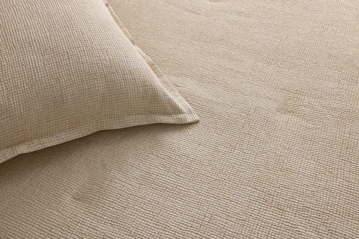 Ann Gish Gold King Screen Coverlet