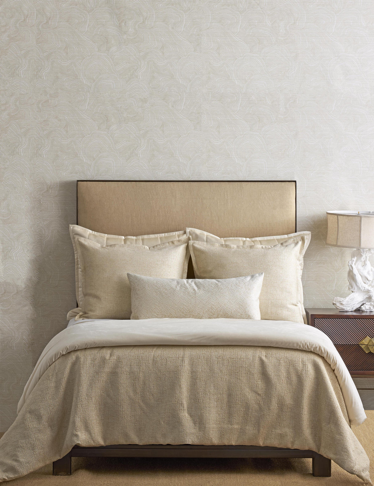 Ann Gish Gold Queen Screen Coverlet