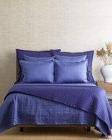 Ann Gish Navy King Ready-to-Bed 2.0 Quilted Coverlet
