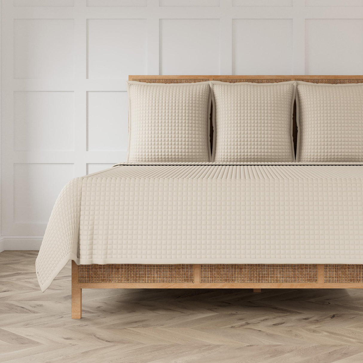Ann Gish Pumice Queen Ready-to-Bed 2.0 Quilted Coverlet